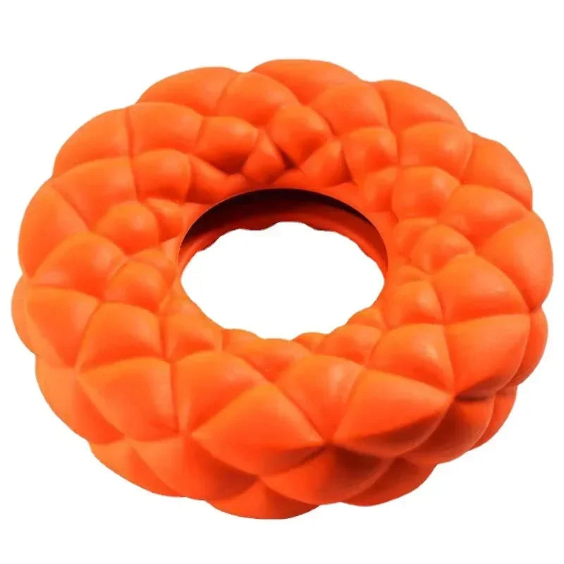 Dog Chewing Toy Rubber Ring Feeder