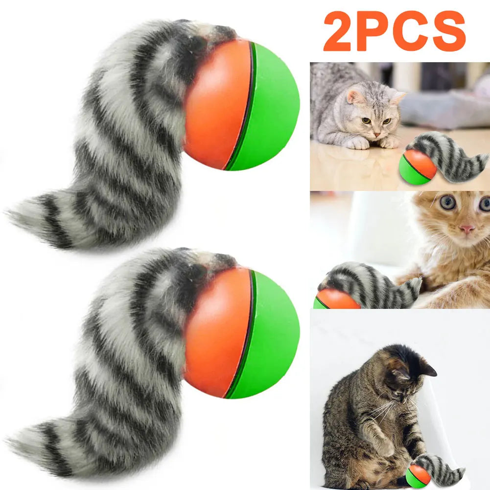 Cat Interactive Rotating Rolling Automatic Ball Rechargeable