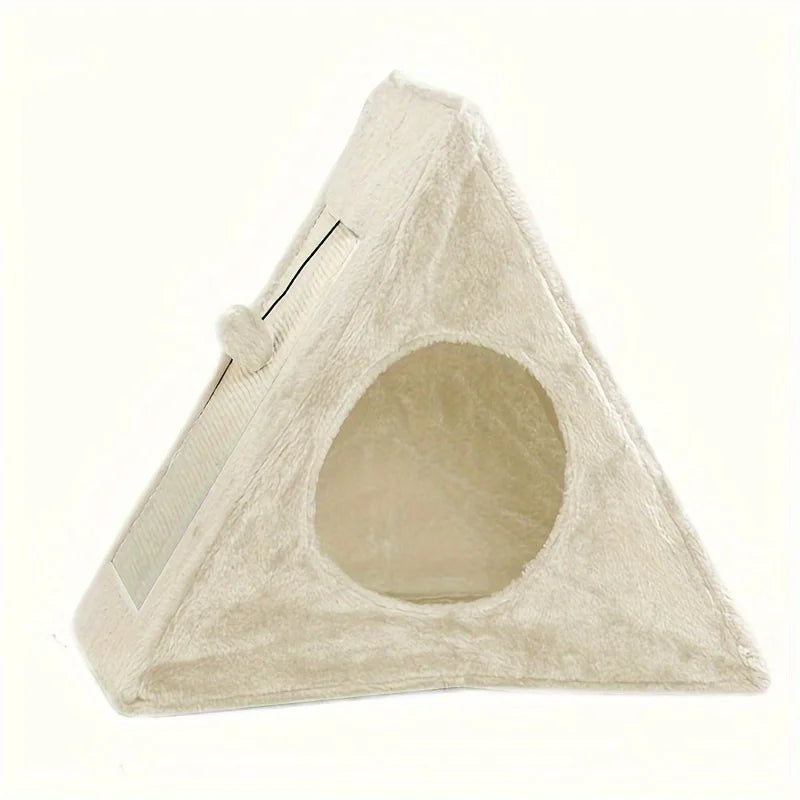 Cat Pet Bed Plush Toy Scratching Post