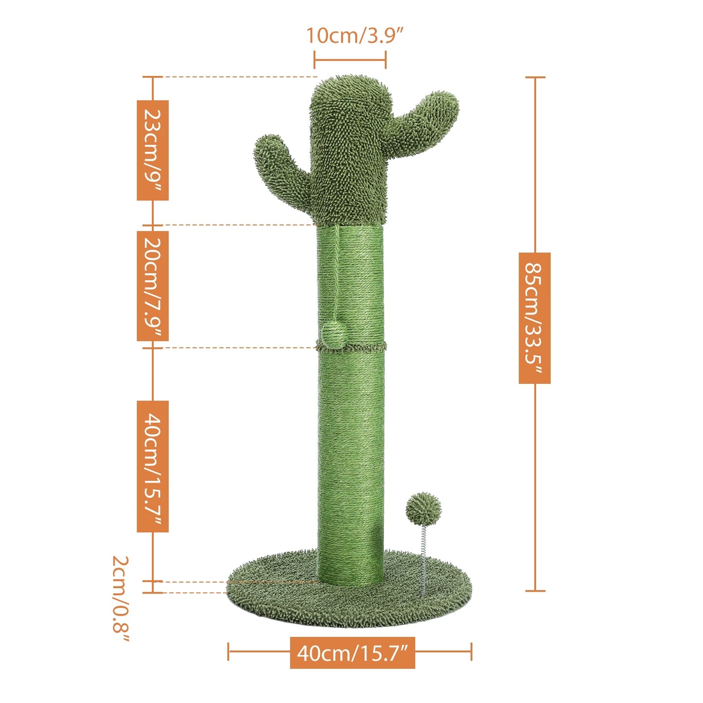 Pet Cactus Cat Tree Toy Scratching Post