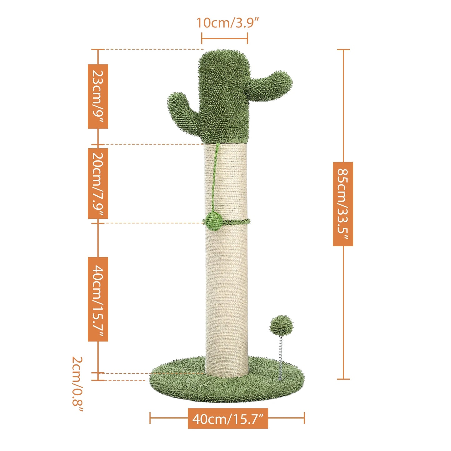 Pet Cactus Cat Tree Toy Scratching Post