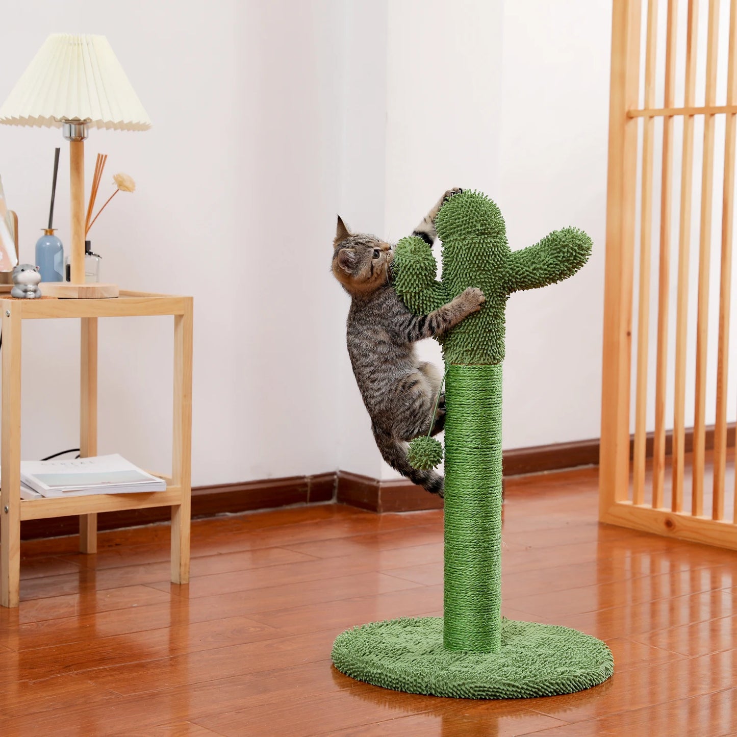 Pet Cactus Cat Tree Toy Scratching Post