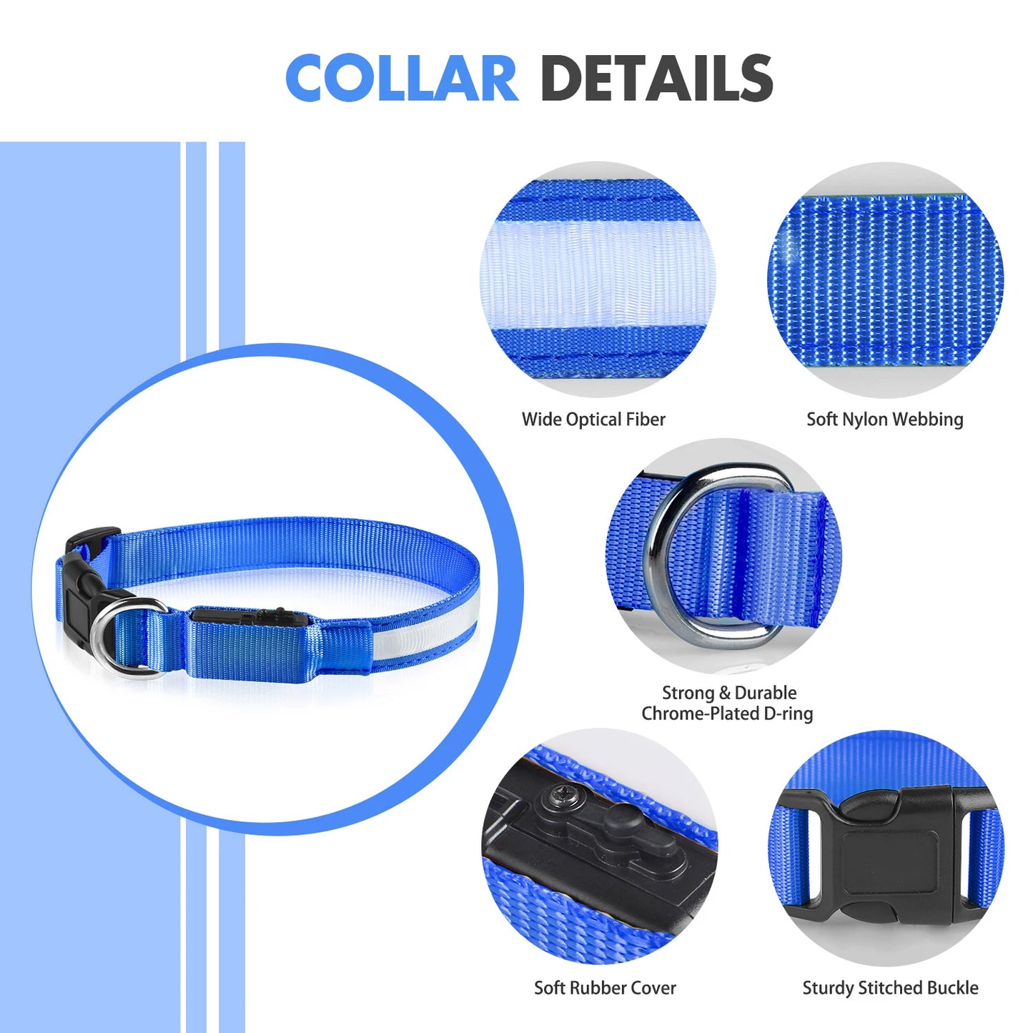 Luminous Dog Collar Waterproof