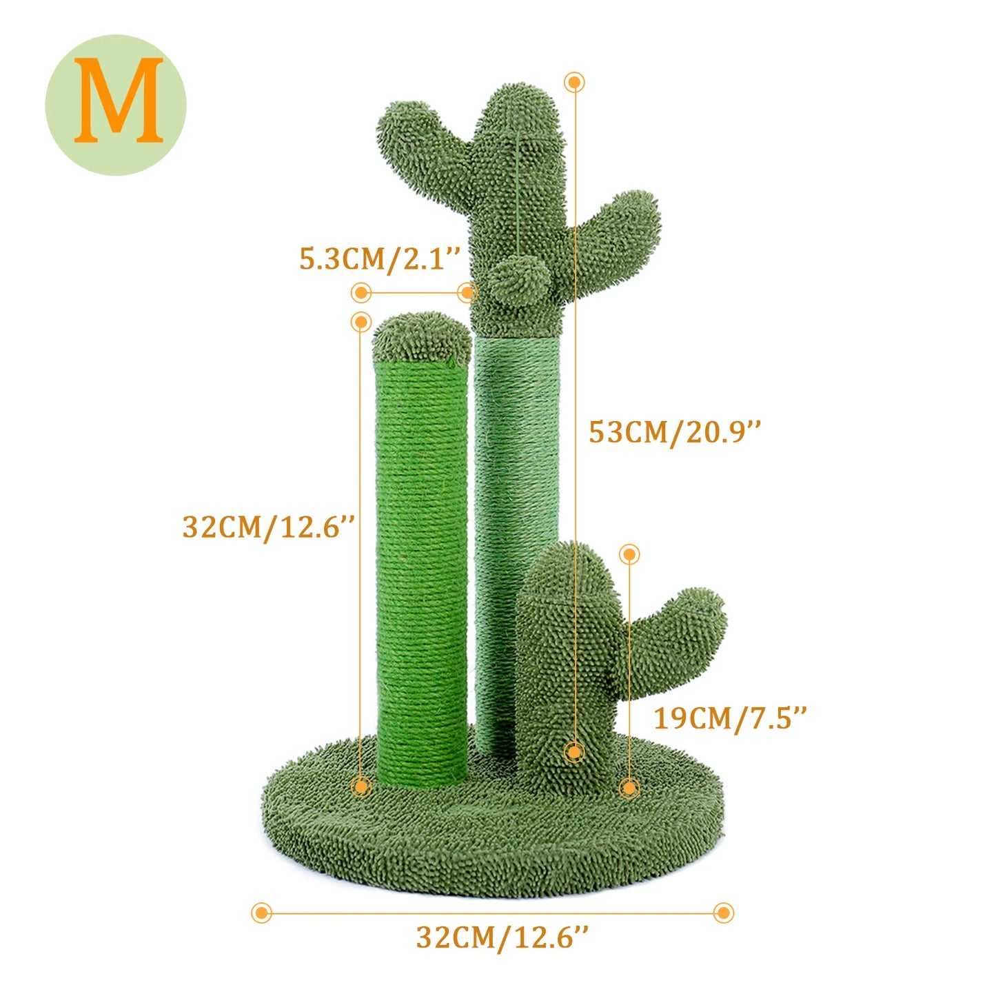 Pet Cactus Cat Tree Toy Scratching Post