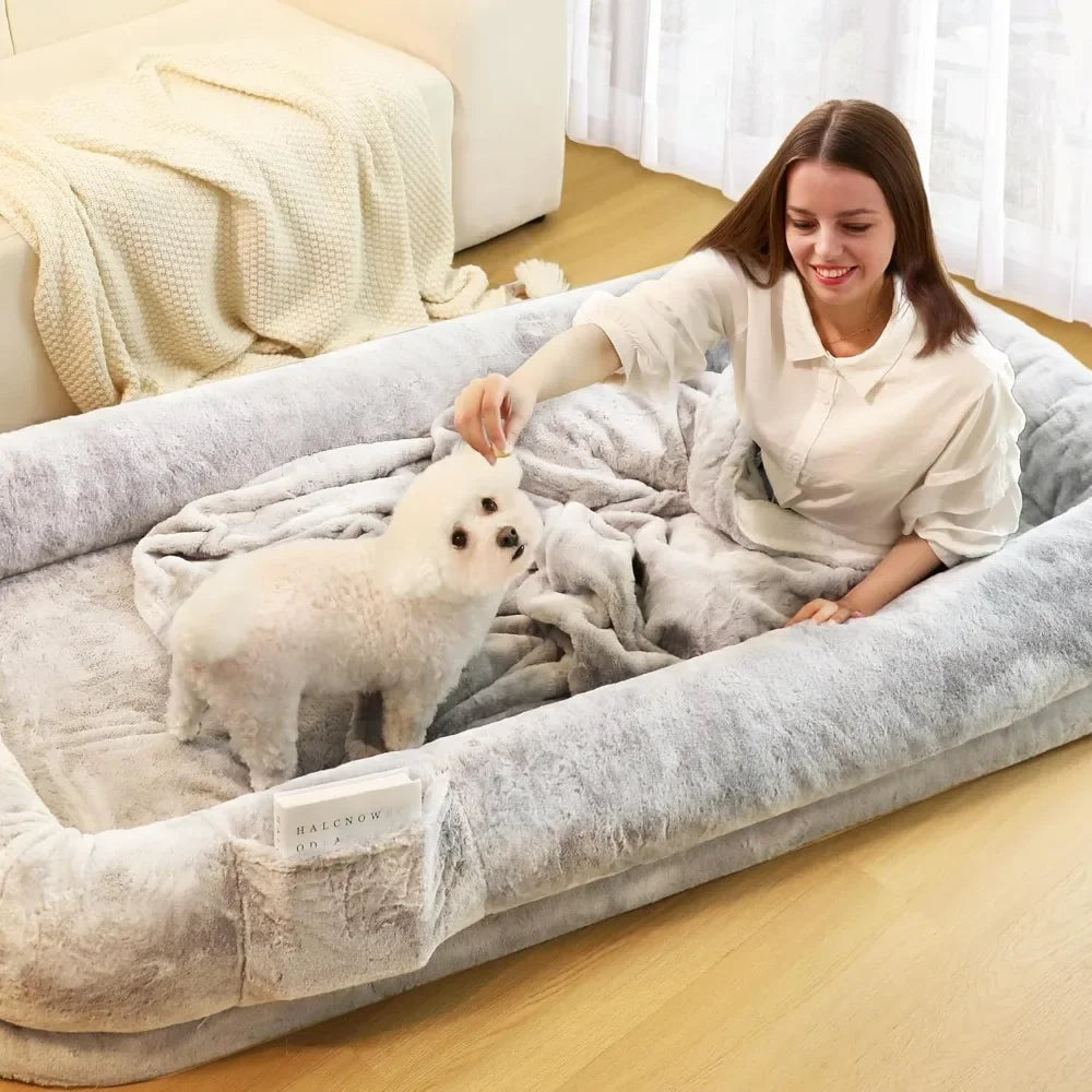 Human Dog Bed for Adults and Pets