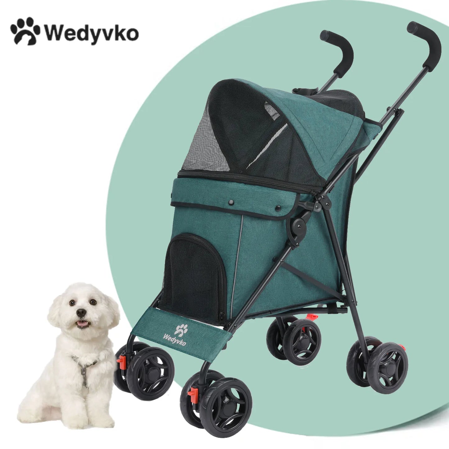 Pet Outdoor Stroller Cat Dog Travel