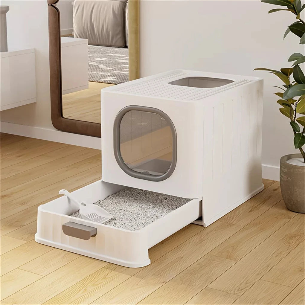 Enclosed Cat Litter Box Leak Proof