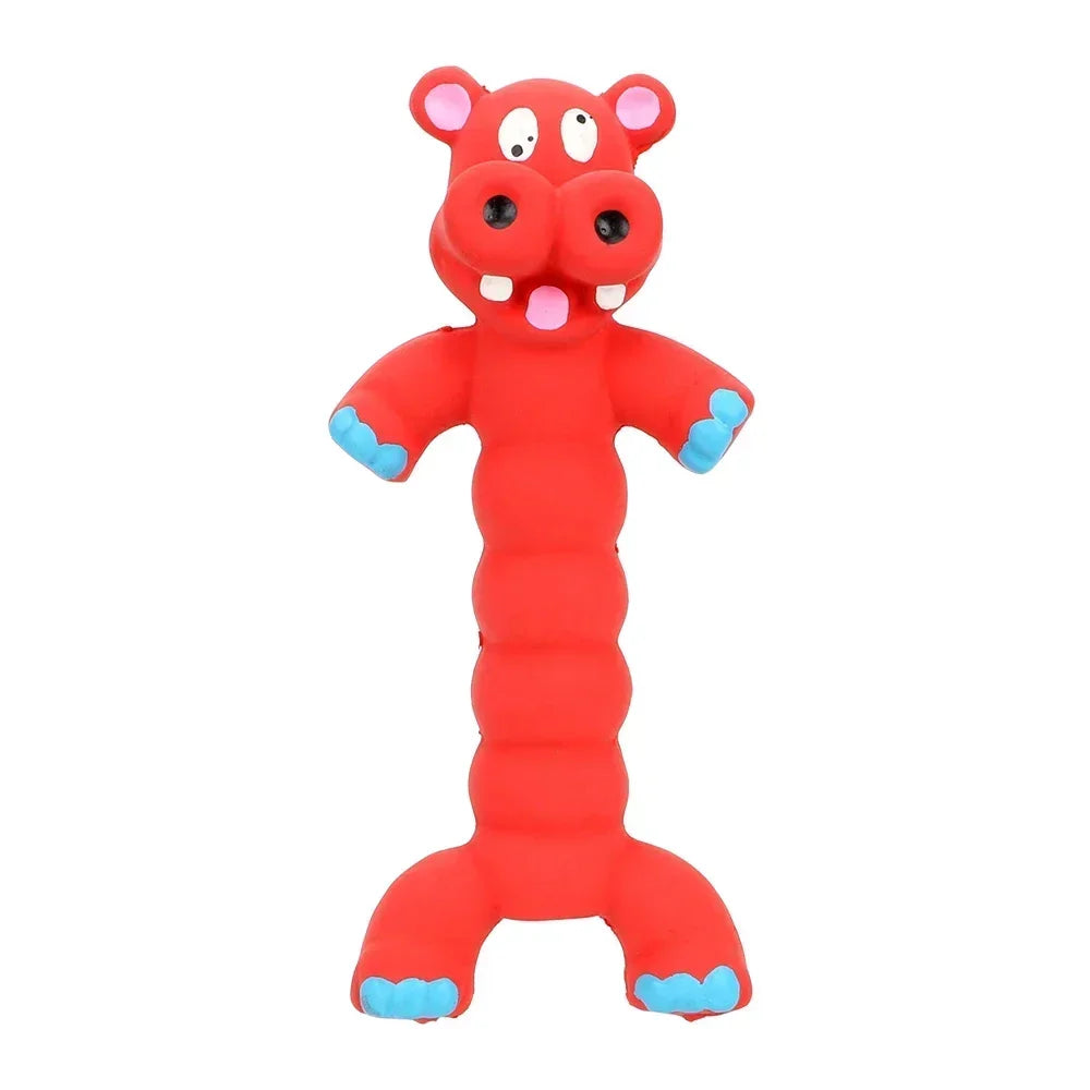 Cute Animal Shape Rubber Squeaky Sound Toy Dog Toys Dogs Cats Pets Supplies Pet Products Creative Puppy Pet Play Chew Toys