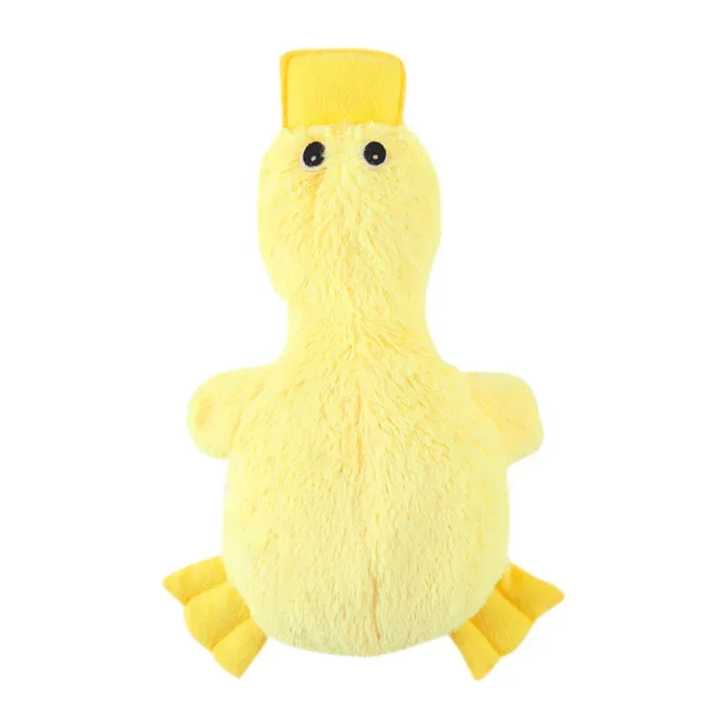 Dog Plush Sound Toy Yellow Duck Interactive