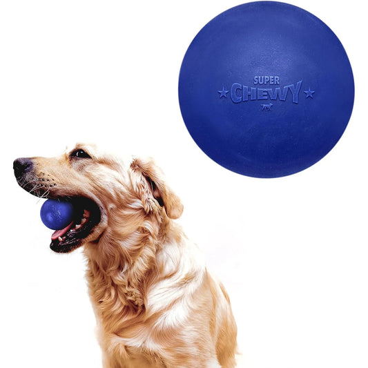 Super Chewy Tough Dog Ball Natural Rubber