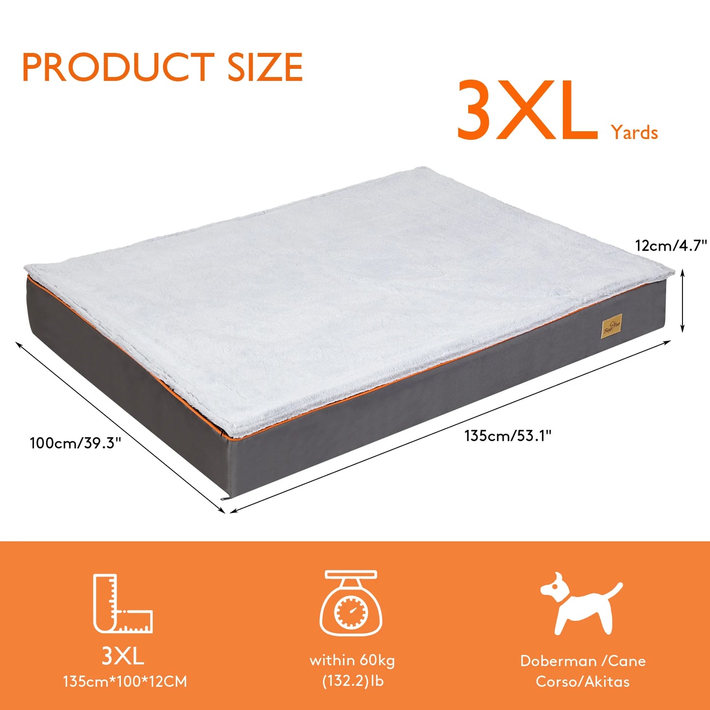 Orthopedic Dog Bed Foam Cushion