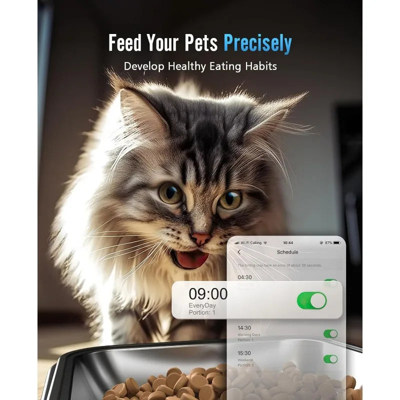 Automatic Feeder With 5G WiFi Food Dispenser