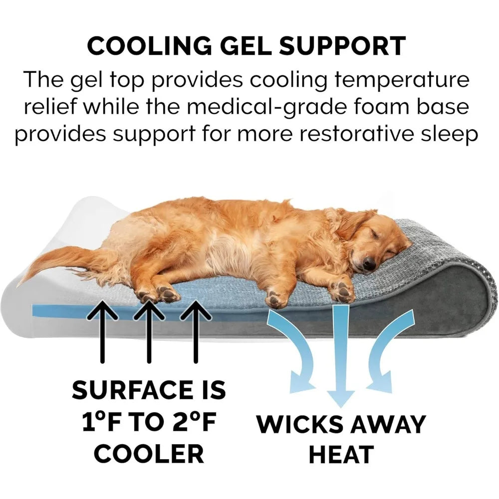 Cooling Gel Dog Bed