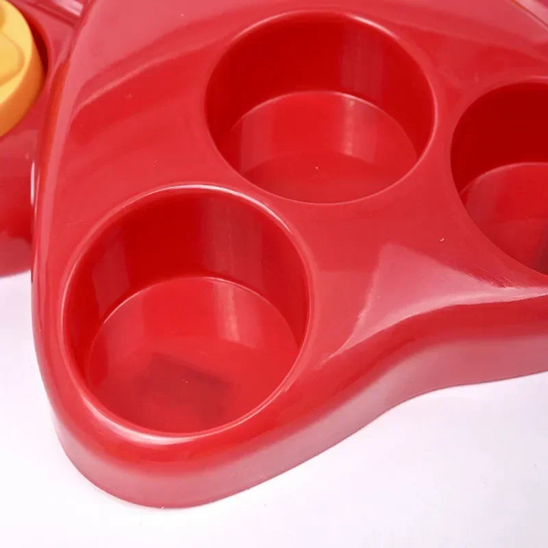 Dog Plastic Educational Toy Anti Choke Bowl