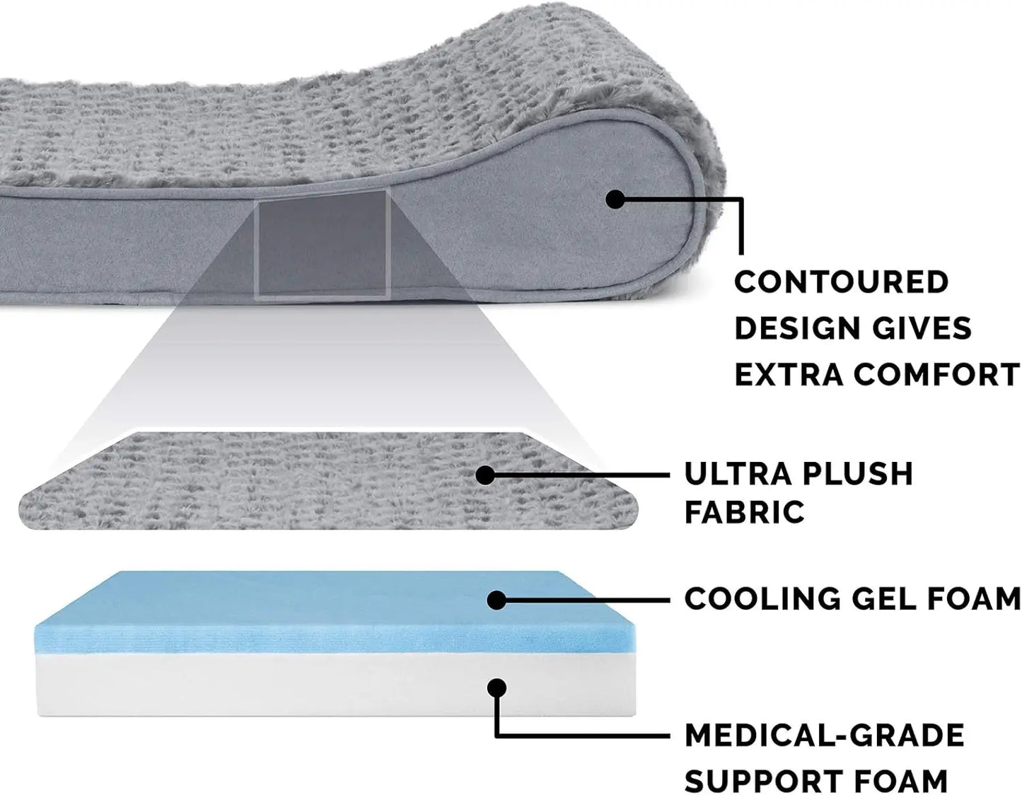 Cooling Gel Dog Bed For Extra Large Dogs