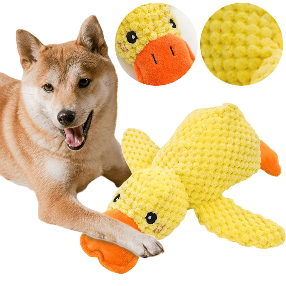 Dog Calming Duck Sound Plush Toy