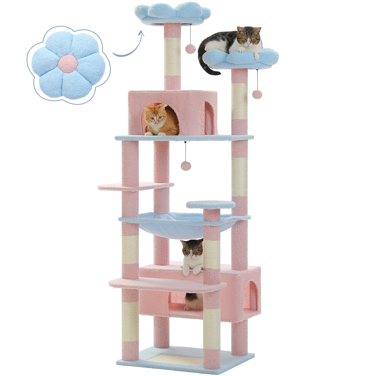 Pet Cat Tree Luxury Tower Scratching Post