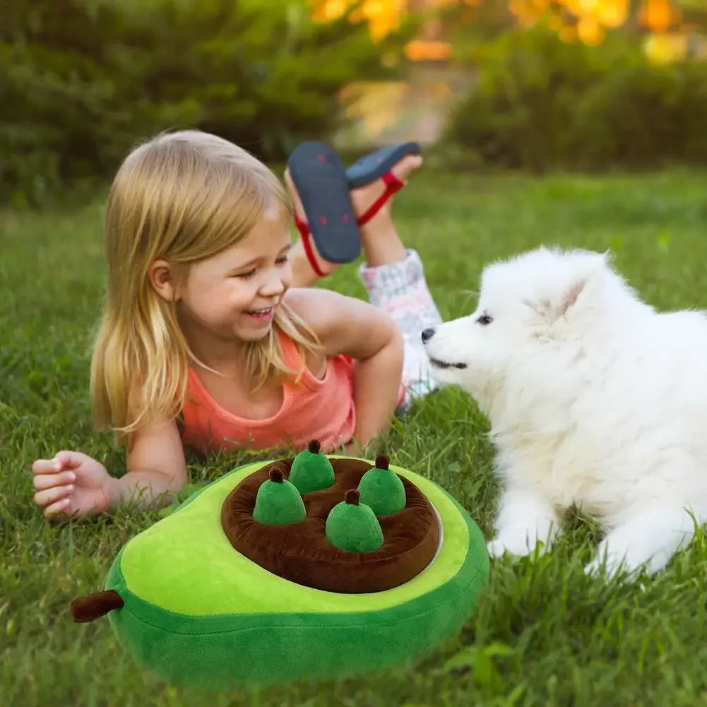 Avocado Plush Toy Vegetable Chew Toy