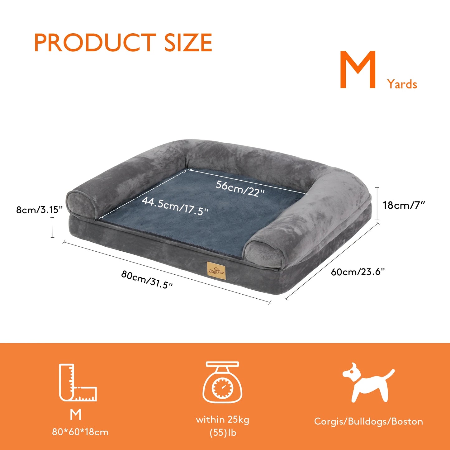 Orthopedic Pet Mattress Couch