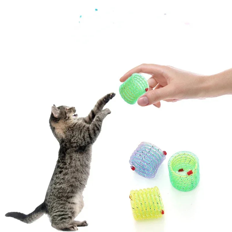 Pet Cat Funny Jumping Spring Toy