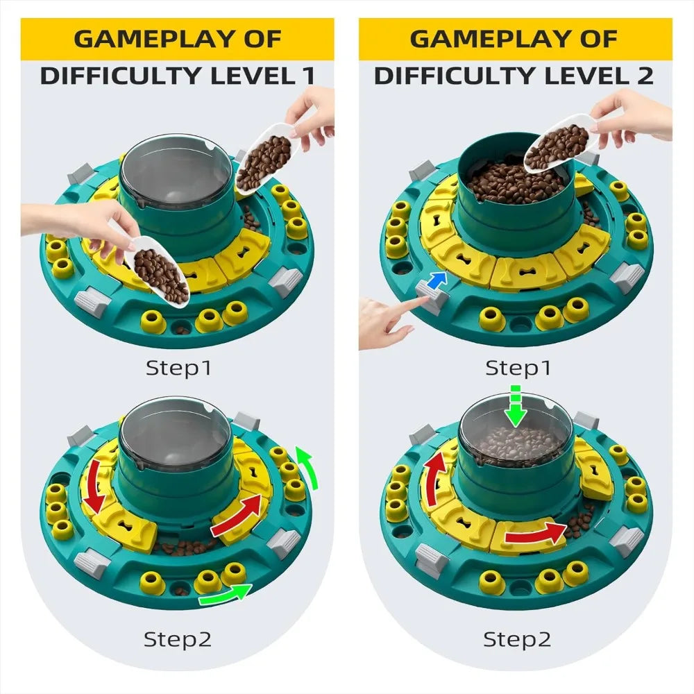 Dog Puzzle Toy Self Play Slow Feeder