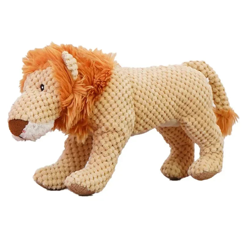 Squeaky Plush Animal Shaped Dog Toys