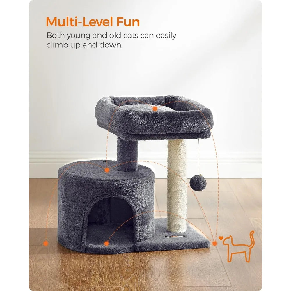 Cat Tree Tower Condo With Scratching Post