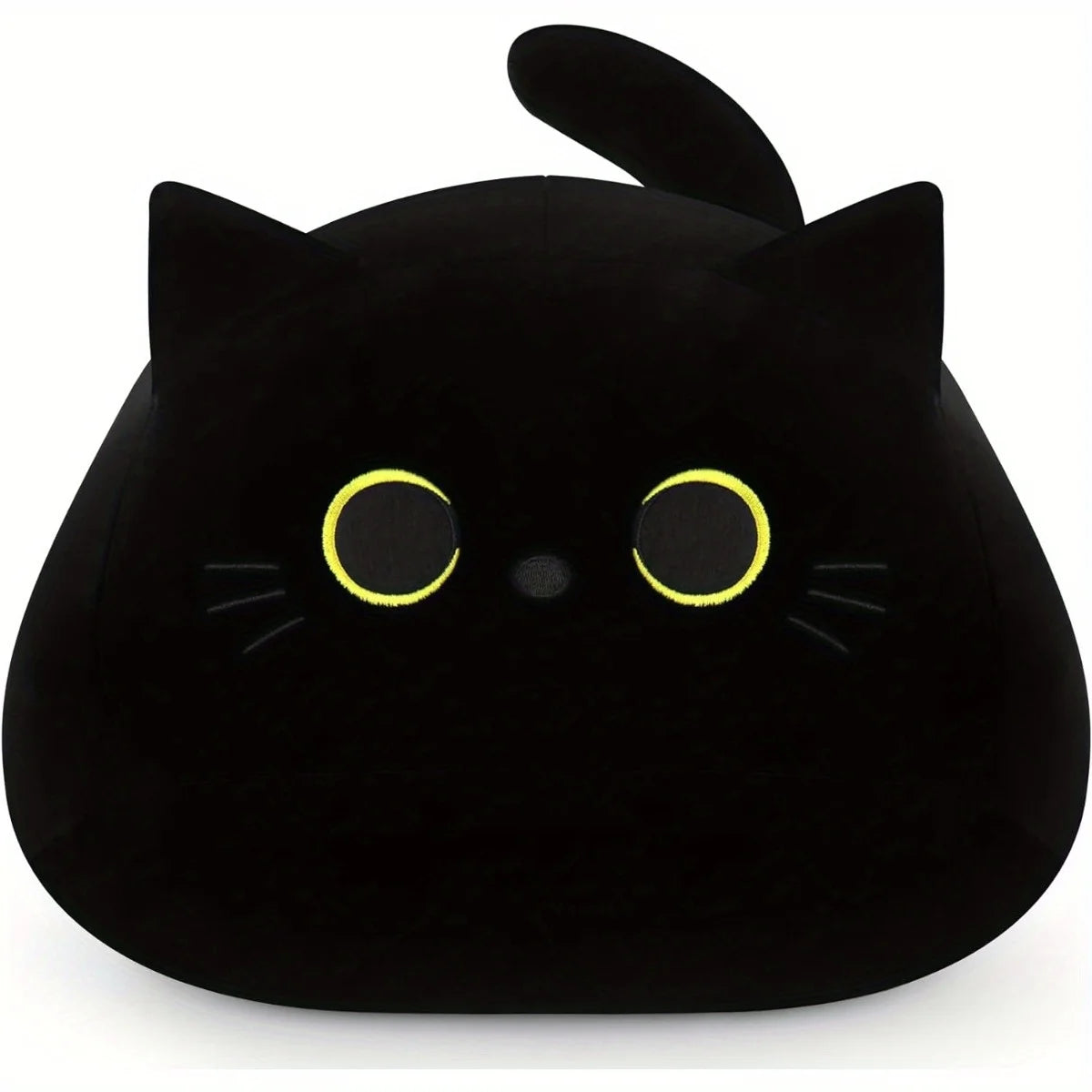 Pet Giant Black Cat Plush Toy Pillow