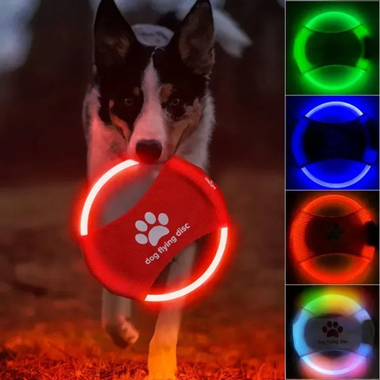 Dog Flying Discs 3 Modes Light Glowing