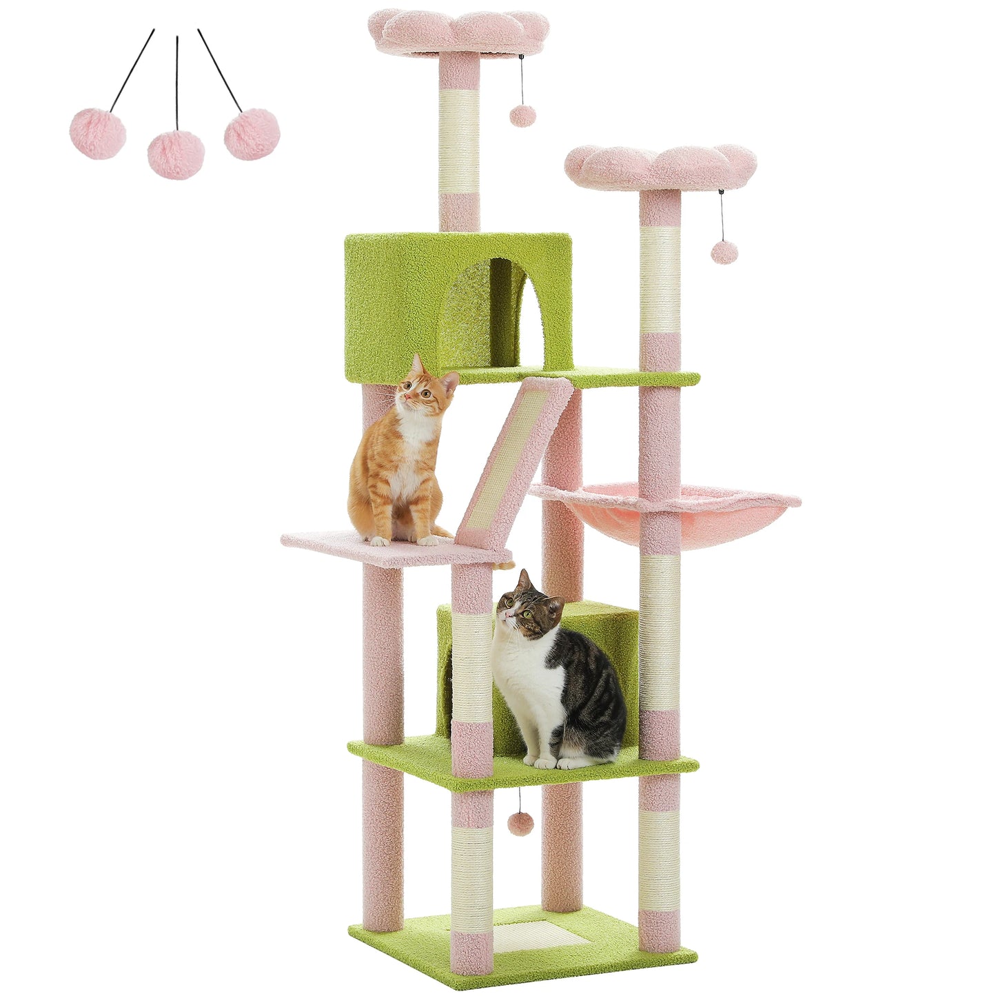 Cat Tree Tower With Scratching Posts