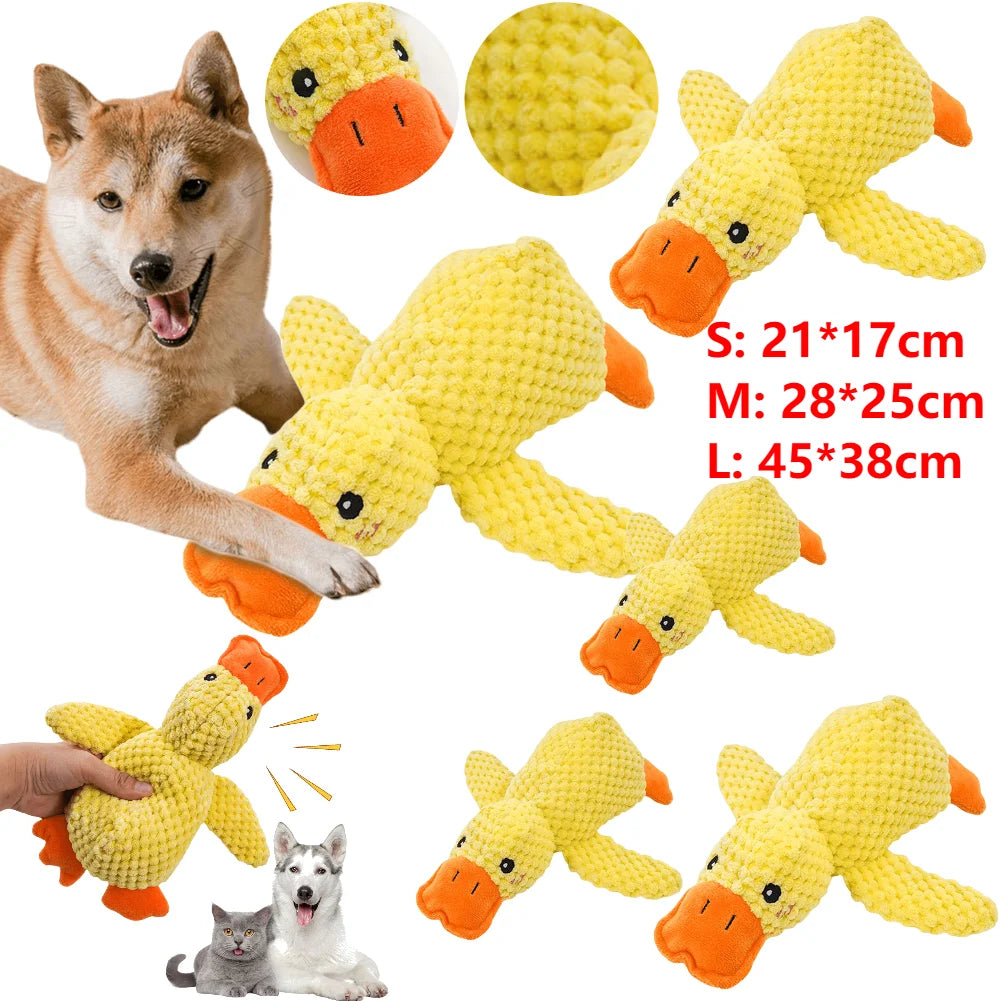 Dog Calming Duck Sound Plush Toy