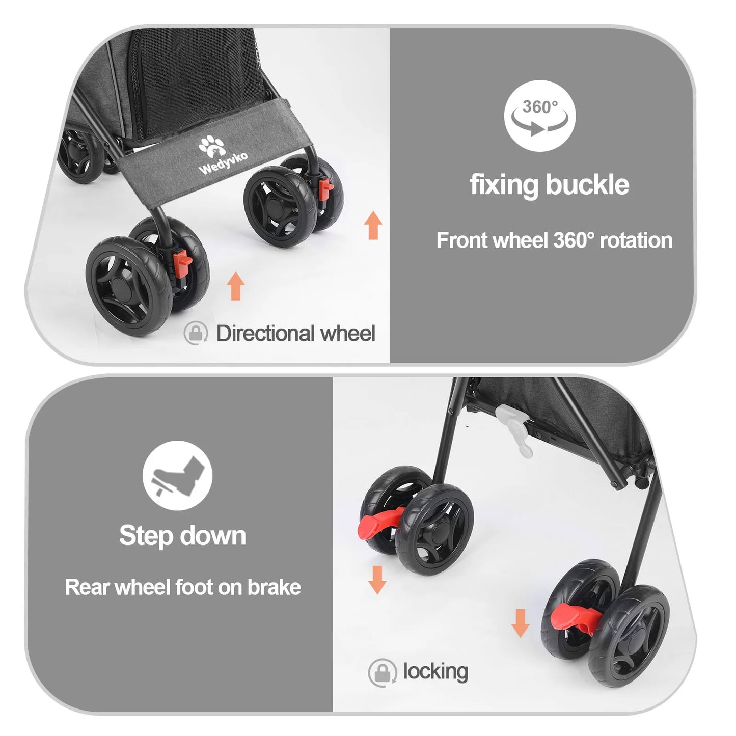 Pet Stroller For Dogs and Cats
