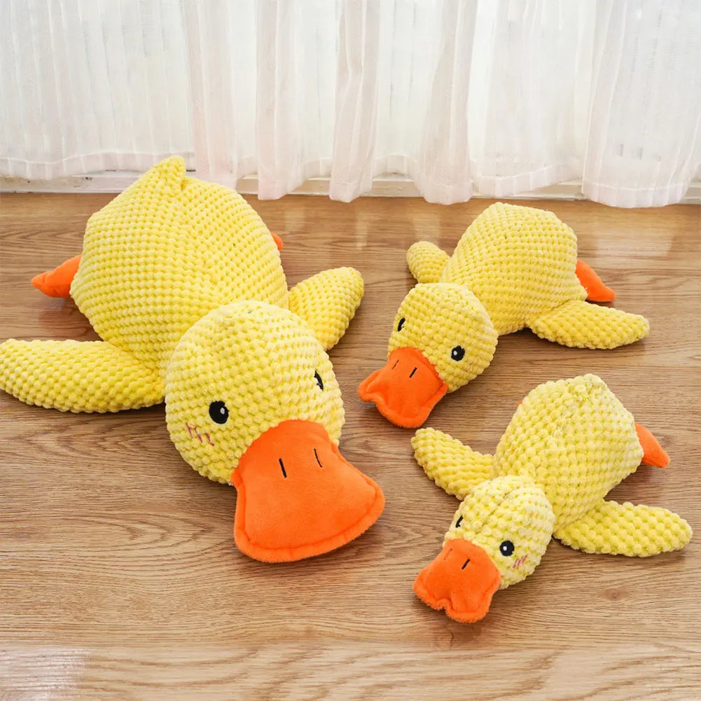 Dog Calming Duck Sound Plush Toy