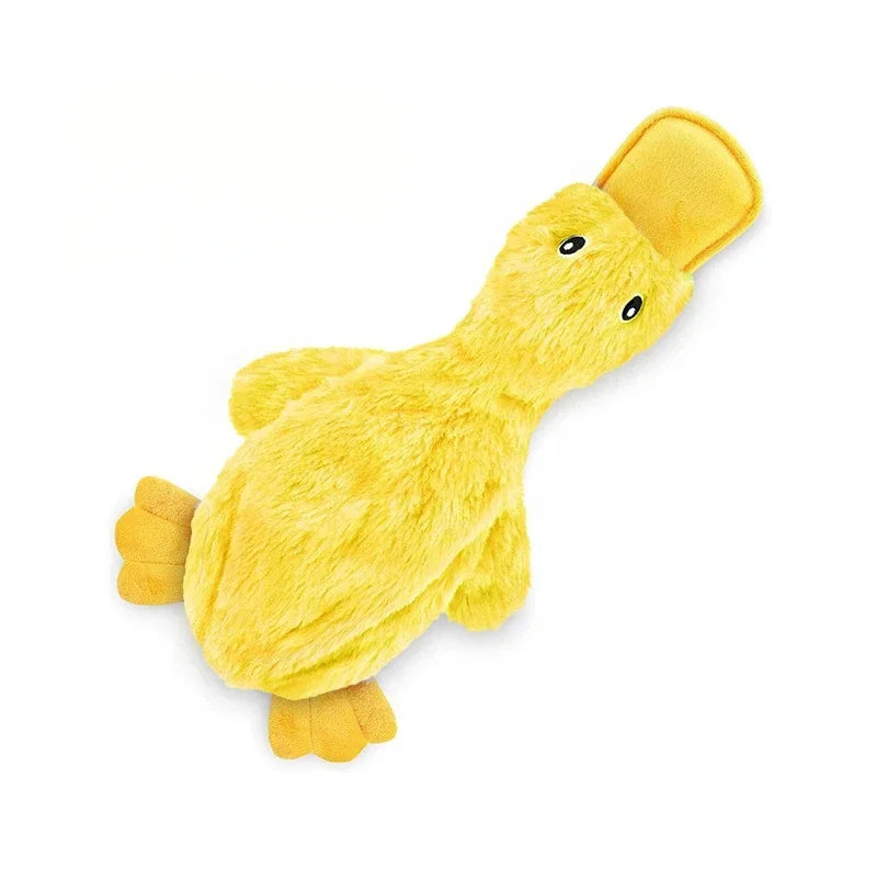 Dog Plush Sound Toy Yellow Duck Interactive