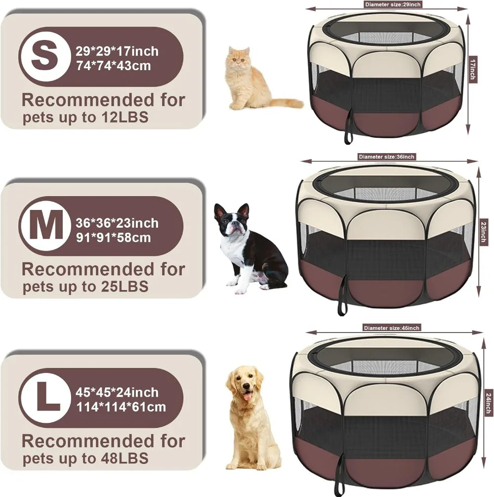 Portable Foldable Pet Dog Cat Playpen