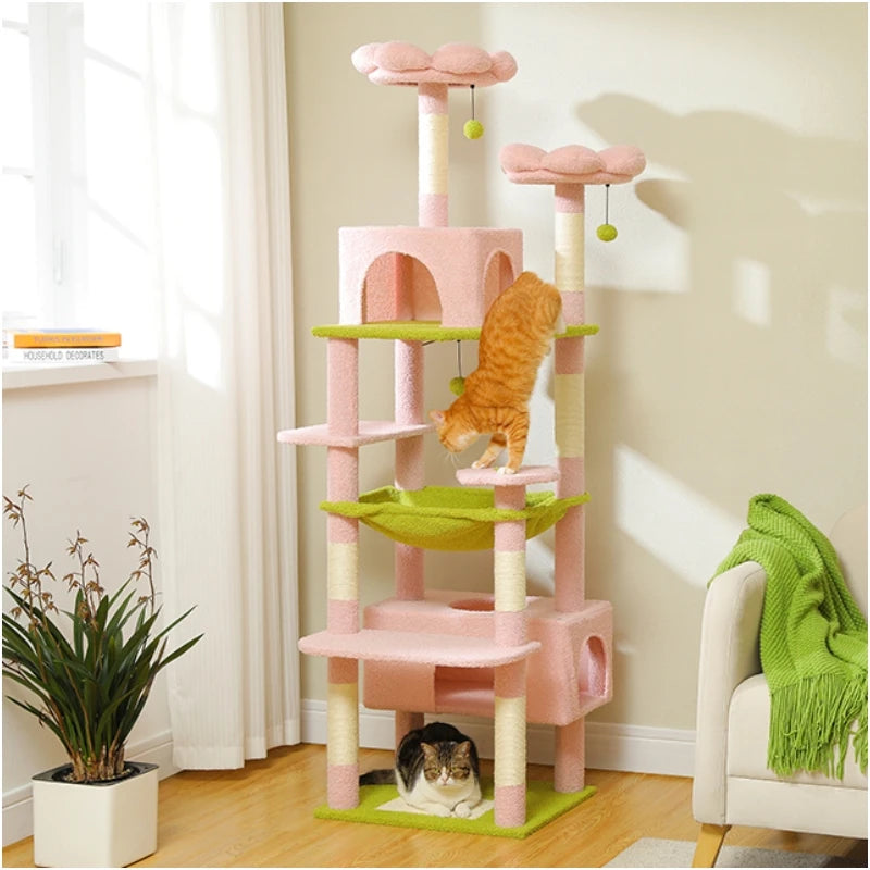 Pet Cat Tree Luxury Tower Scratching Post