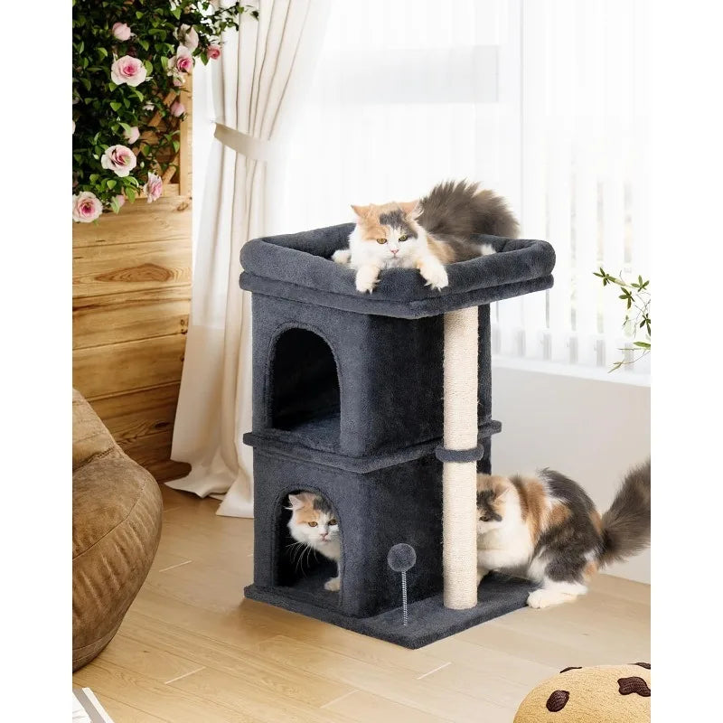 Pet Cat Tree Tower With Scratching Post