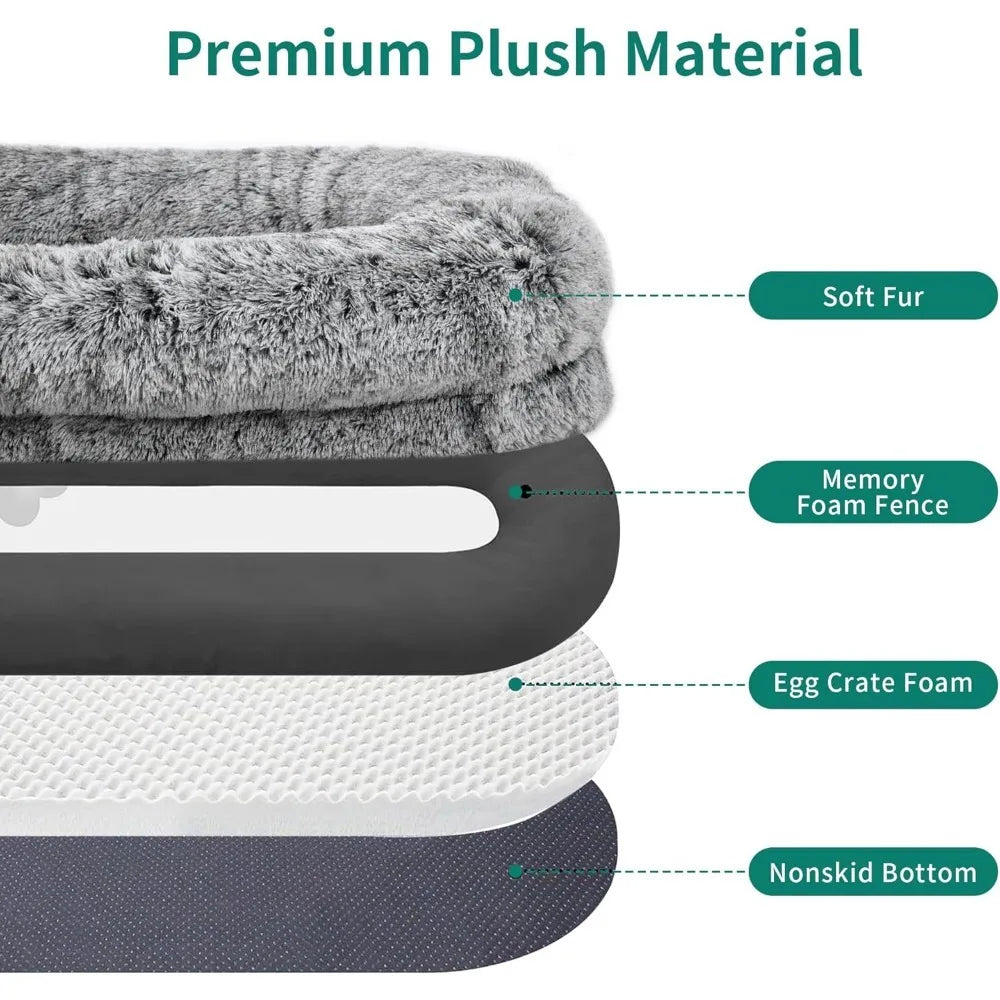 Human Dog Bed Extra Large Memory Foam