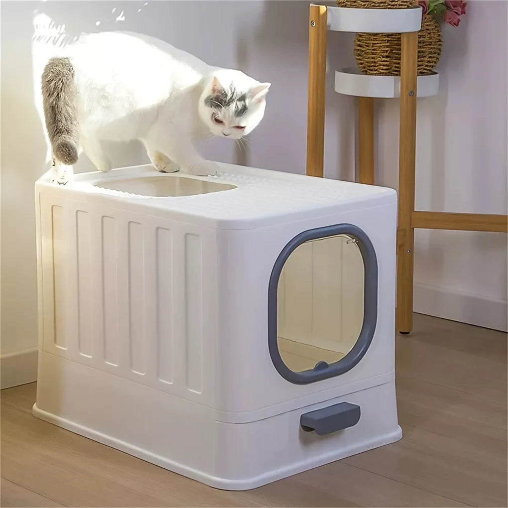 Enclosed Cat Litter Box Leak Proof