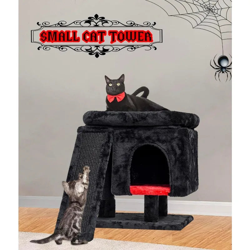 Pet Cat Gothic Tree Tower Scratching Post