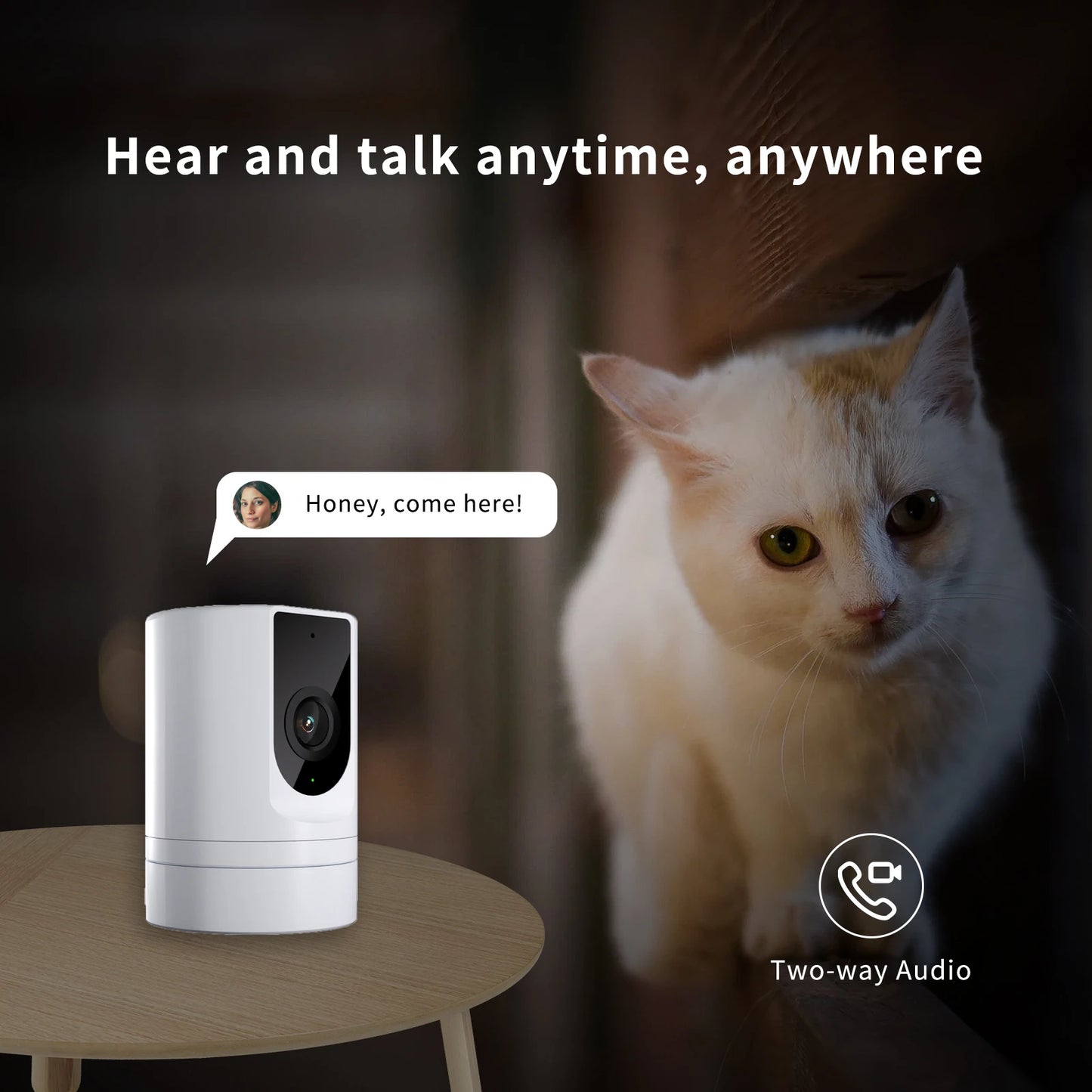 Pet Security Camera Indoor With Phone App