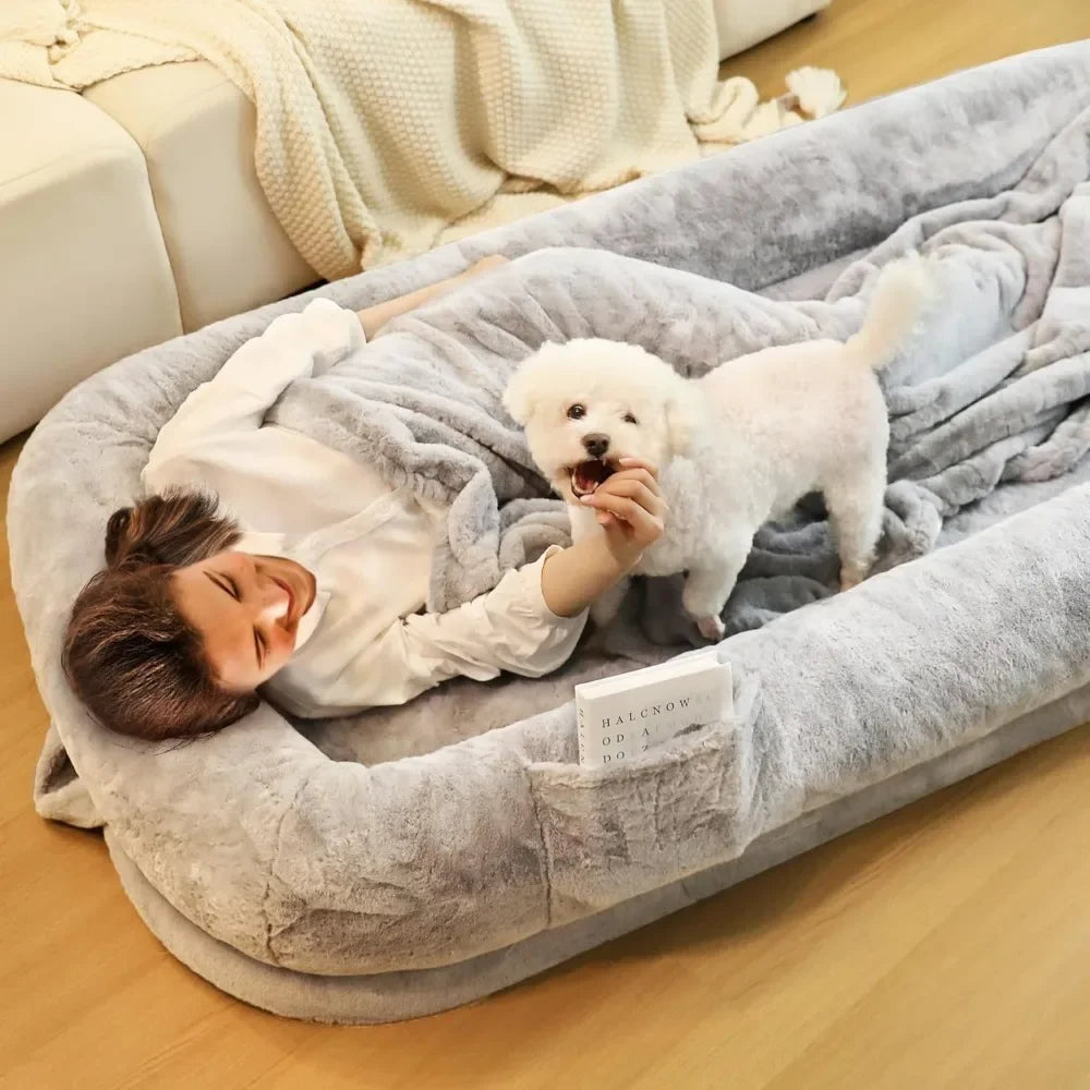 Human Dog Bed for Adults and Pets