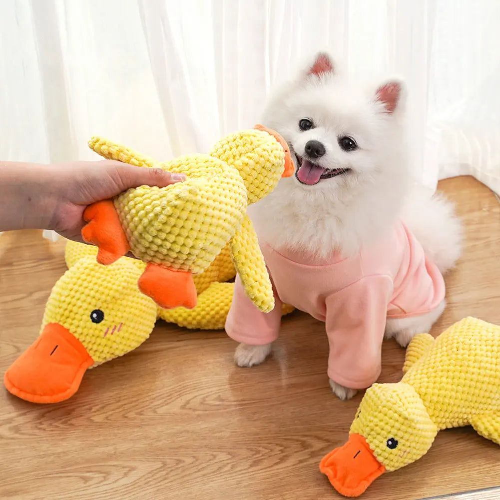 Dog Calming Duck Sound Plush Toy