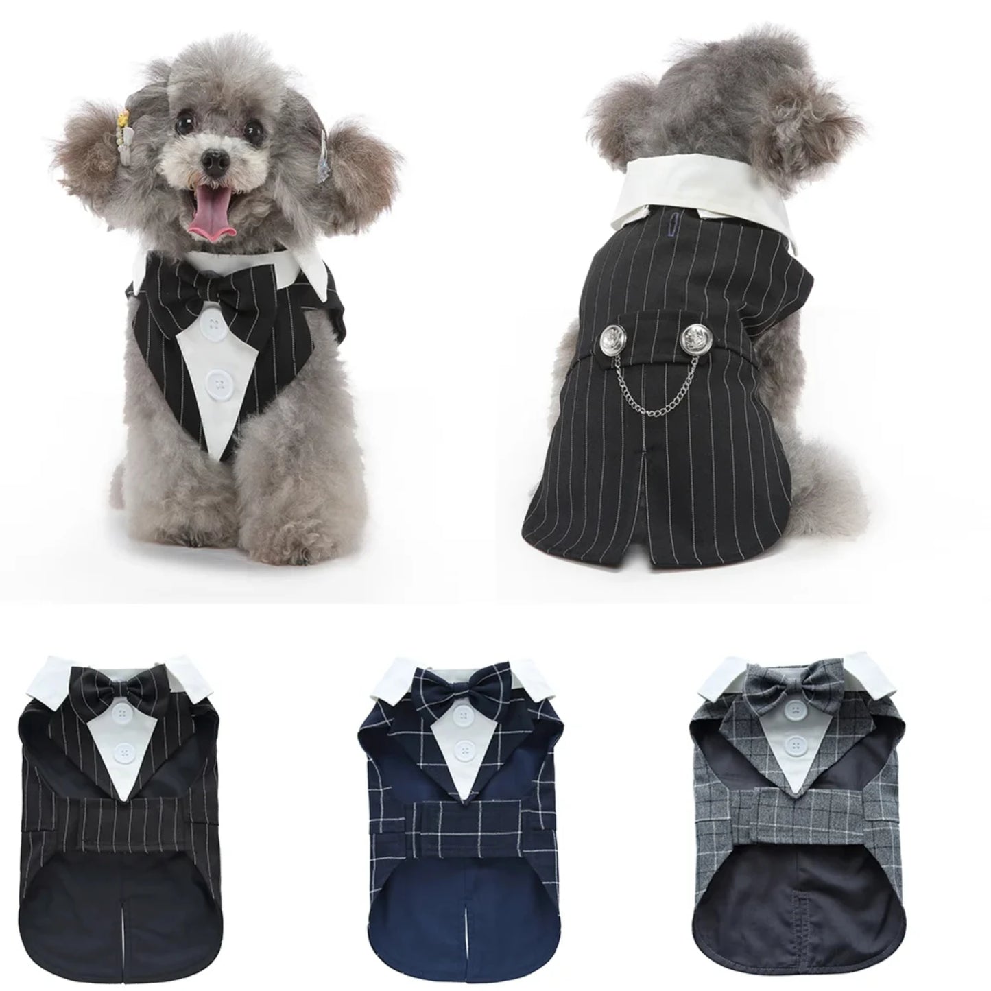 Pet Formal Tuxedo Apparel For Special Occasions