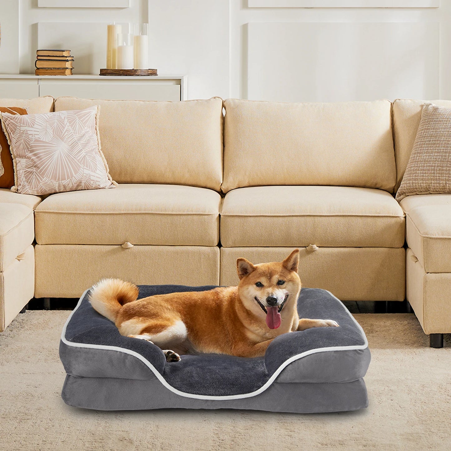 Pet Bed Orthopedic With Memory Foam