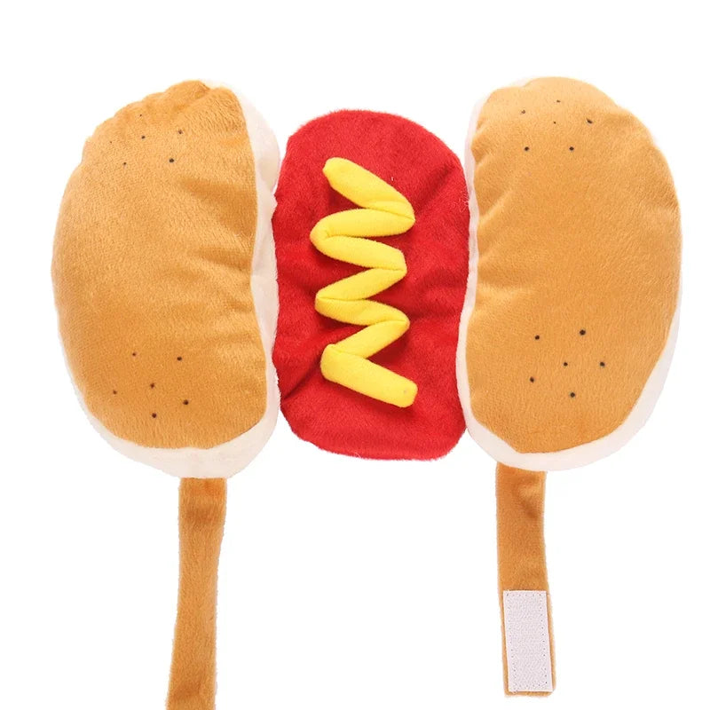 Pet Hot Dog Costume Shaped Dachshund Sausage