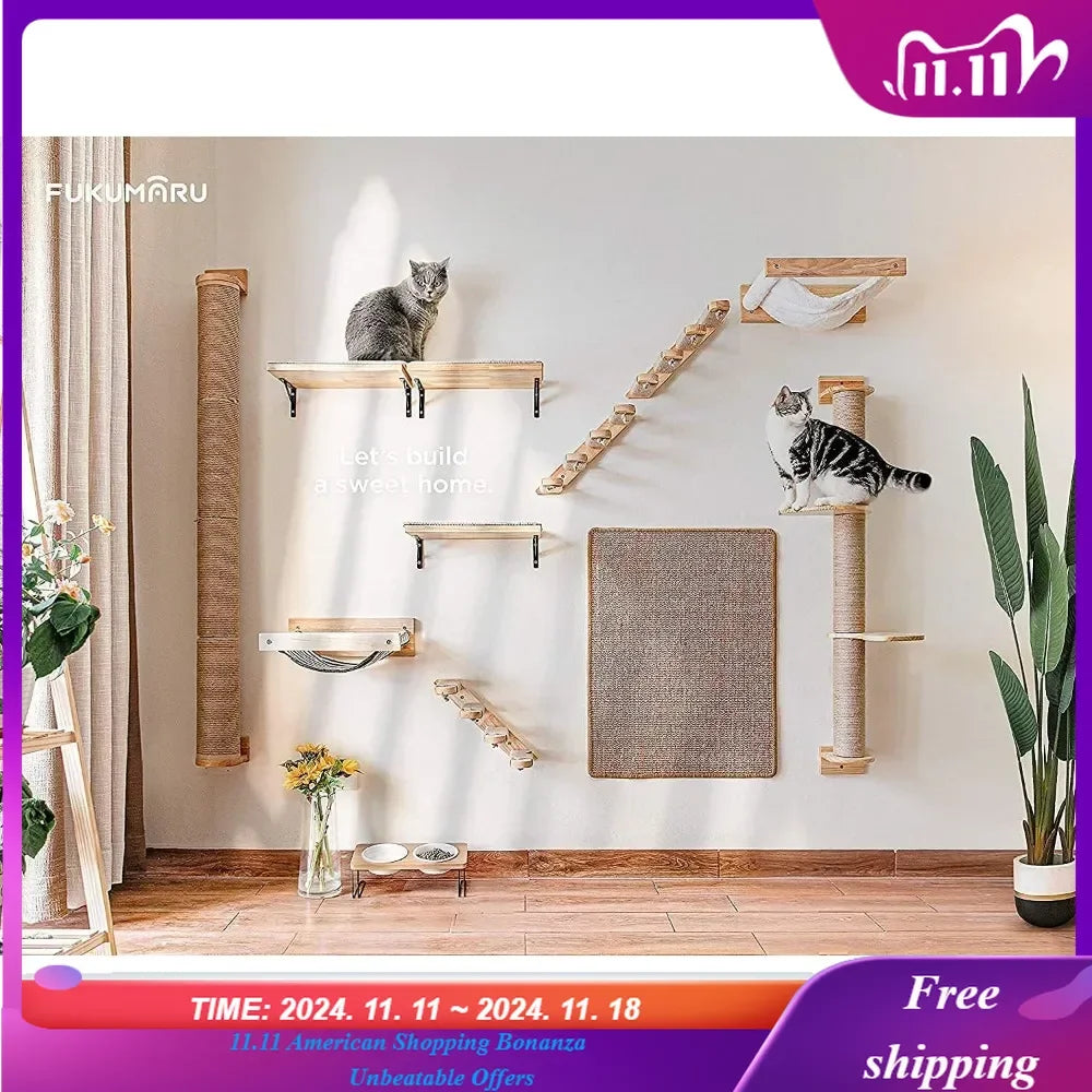 Cat Activity Tree With Scratching Posts