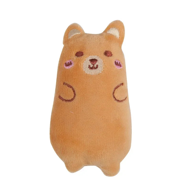 Catnip Plush Cat Toy Oval Plush Puppet