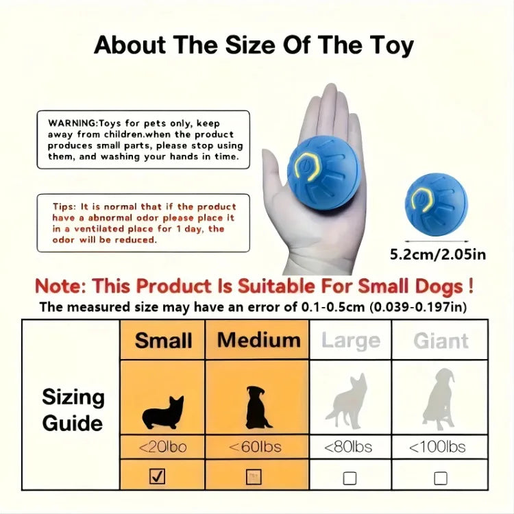 Smart Dog Toy Ball Electronic Interactive