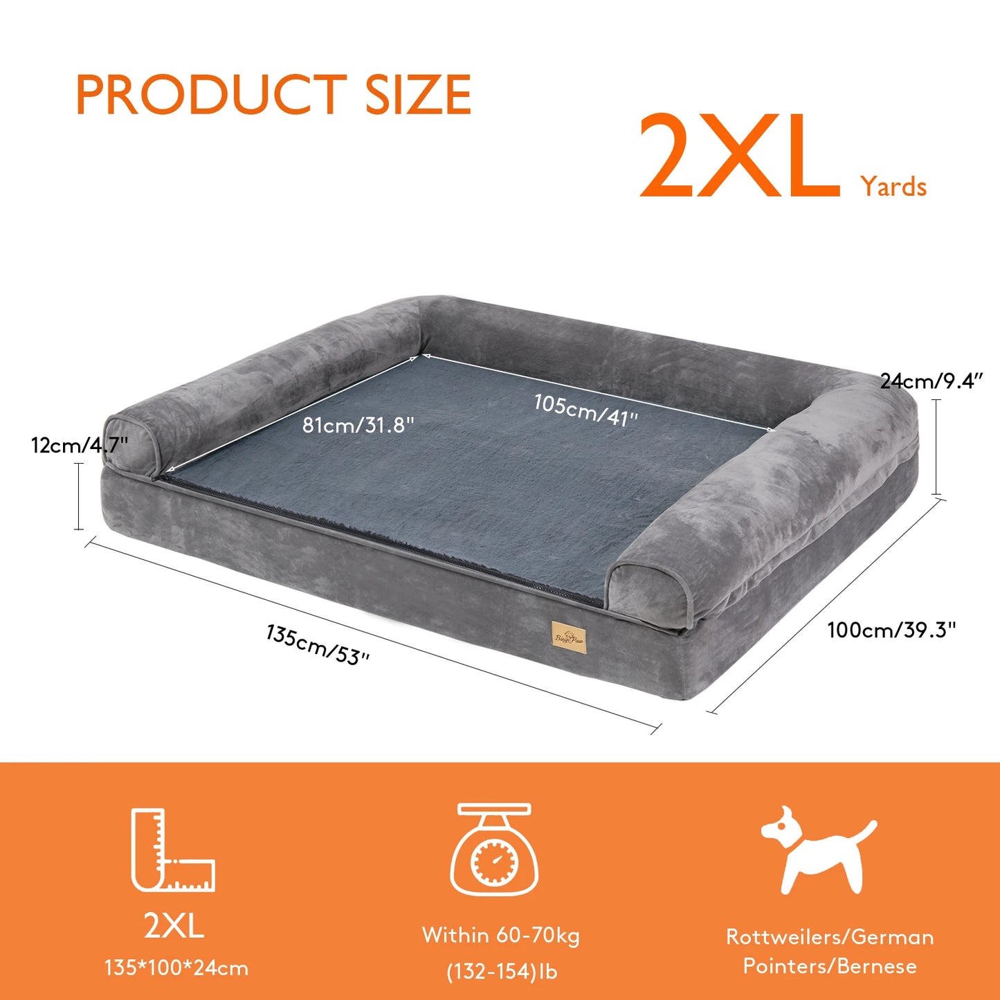 Orthopedic Pet Mattress Couch